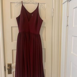 Dress the Population Alicia Mixed Media Dress